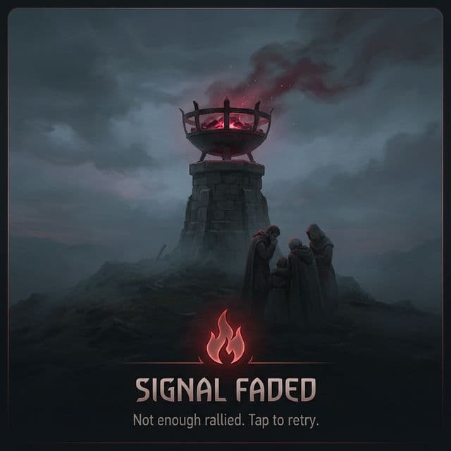 Helmet Signal artwork: failed